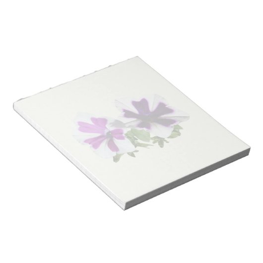 Bloc-note Garde permanente Petunias (Incliné)