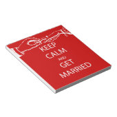 Bloc-note GARDE vintage CALME SE MARIER (Incliné)