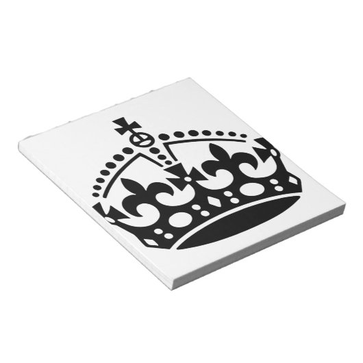 Bloc-note Garder la couronne calme (Incliné)