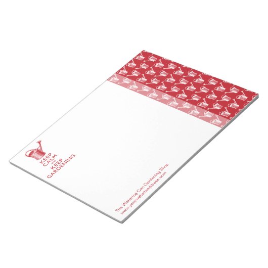 Bloc-note Garder le calme et garder le jardinage Gardener's (Incliné)