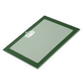 Bloc-note GARDER SON CALME Symbole de couronne sur décoratio (Incliné)