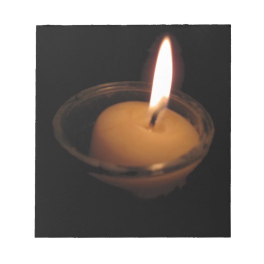 Bloc-note Gardez la flamme brûler la bougie (Devant)