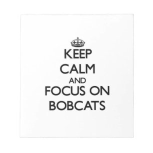 Bloc-note Gardez le calme et le foyer sur des chats sauvages