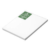 Bloc-note Gardez le calme et le jardin allumés - Toutes les  (Tourné)