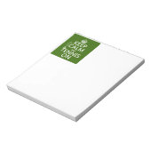 Bloc-note Gardez le calme et le tennis sur (n'importe quelle (Tourné)