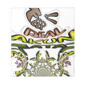 Bloc-note Gardez-le réel : Art Kaleidoscope Impression/Graph (Devant)