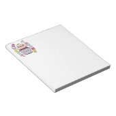 Bloc-note Gâteau Cupcake Kawaii Mignon avec Texte (Incliné)