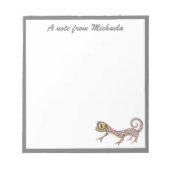 Bloc-note Gecko simple et mignon (Devant)