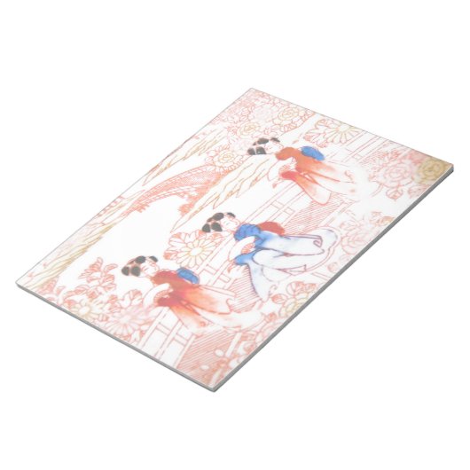 Bloc-note Geishas dans le jardin (Incliné)