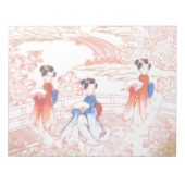 Bloc-note Geishas dans le jardin (Devant)