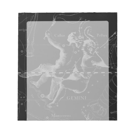 Bloc-note Gemini Constellation Map 1690 (Devant)