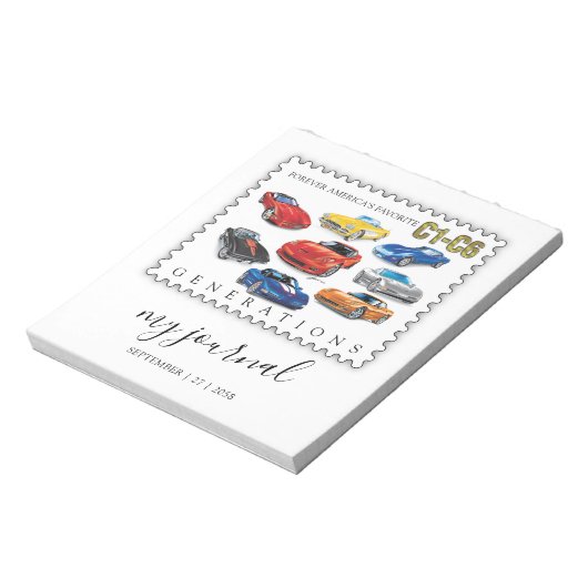 BLOC-NOTE GÉNÉRATIONS D'ART AUTOMOBILE (Tourné)