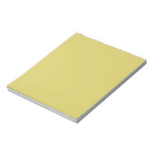 Bloc-note Gentle Warm Yellow - Minimalist Notepad (Tourné)