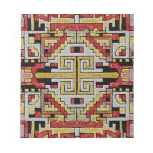 Bloc-note Géométhorique Tribal/Motif ethnique (Devant)