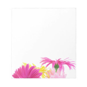 Bloc-note Gerbera Daisy Piink Fleurs