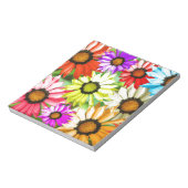 Bloc-note Gerbera fleurie colorée (Tourné)