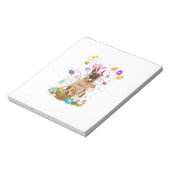 Bloc-note German Shepherd Dog Easter Egg Hunting Basket East (Tourné)