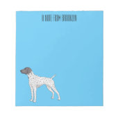 Bloc-note German Shorthred Pointer dog (Devant)