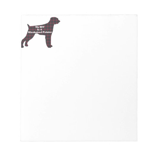 Bloc-note German WireHair Pointer BFF (Devant)