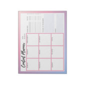 Bloc-note Gestionnaire de contenu (Tourné)