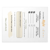 Bloc-note Get Your Mind RIGHT – 5-Minute Journal Notepad (Devant)