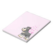 Bloc-note Giant/Standard/Miniature Schnauzer Love (Tourné)