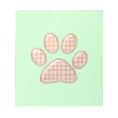 Bloc-note gingham (Devant)