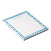 Bloc-note Gingham Personnalisé Lumineux (Incliné)