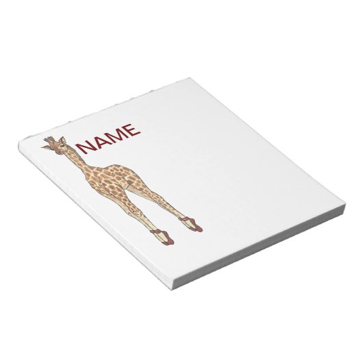 Bloc-note girafe (Incliné)