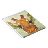 Bloc-note girafe abstraite (Incliné)
