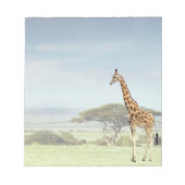 Bloc-note Girafe sur le Serengeti (Devant)