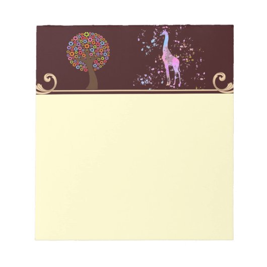 Bloc-note Giraffe (Devant)