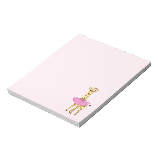 Bloc-note Giraffe à Tutu (Tourné)