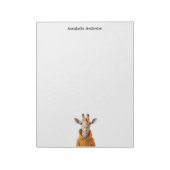 Bloc-note Giraffe curieuse (Tourné)