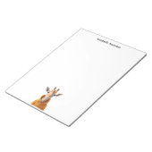 Bloc-note Giraffe curieuse (Incliné)