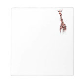 Bloc-note Giraffe de l'art faunique (Devant)