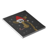 Bloc-note Giraffe de Noël (Incliné)