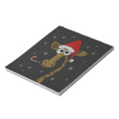 Bloc-note Giraffe de Noël (Tourné)