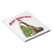 Bloc-note Giraffe de Noël (Incliné)