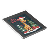Bloc-note Giraffe Joyeux Noël Éclairage de l'Arbre de Noël P (Incliné)