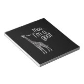 Bloc-note Giraffe Moo Je suis une chèvre (Incliné)