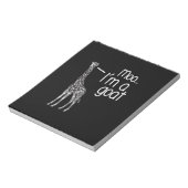 Bloc-note Giraffe Moo Je suis une chèvre (Tourné)