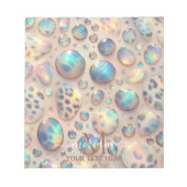 Bloc-note Girly Trendy Opal Leopard Print Monogram (Devant)