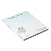 Bloc-note Glace à la Menthe Sundae Commerce de Glaces (Incliné)