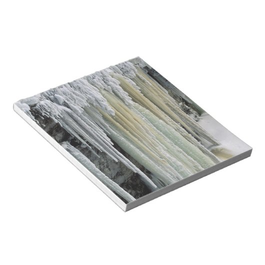 Bloc-note Glace bleue et eau souterraine s'enfuient; Tahquam (Incliné)