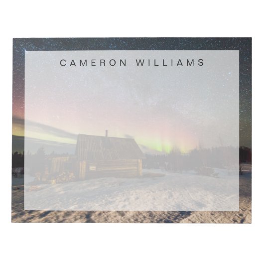 Bloc-note Glace et neige | Aurora Polaris Murmansk, Islande (Devant)