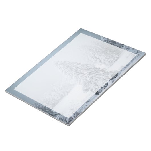 Bloc-note Glace et neige | Bois, Alpes suisses (Incliné)