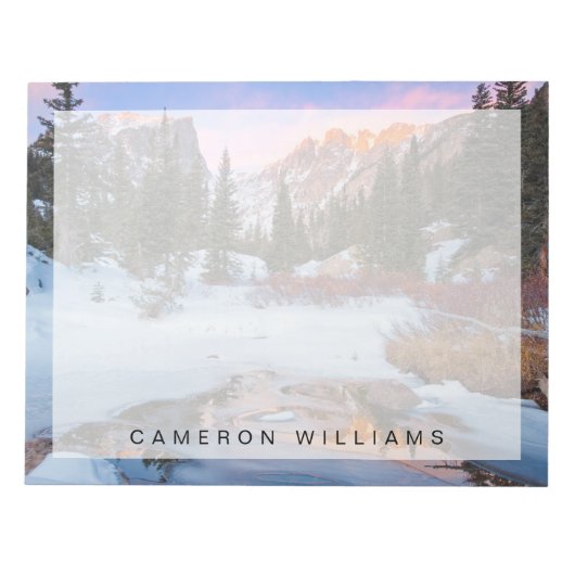 Bloc-note Glace et neige | Estes Park, Colorado (Devant)