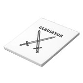 Bloc-note Gladiateur (Tourné)