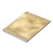 Bloc-note Glam Gold Glitzy Parties scintillant (Tourné)